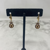 WOMEN'S EARRINGS gold brown