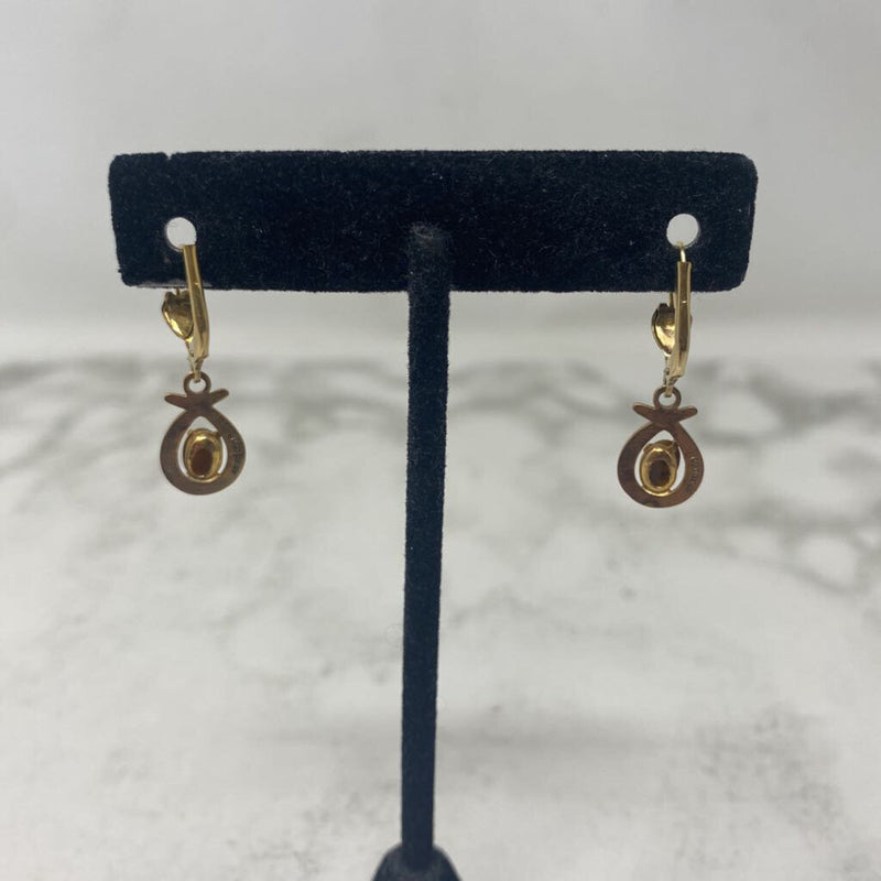 WOMEN'S EARRINGS gold brown
