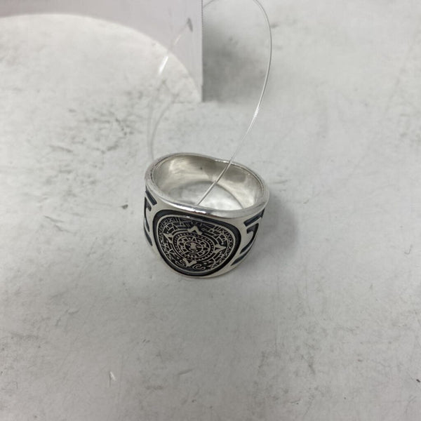 925 WOMEN'S RING silver charcoal 9