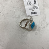 925 WOMEN'S RING silver turquoise 8