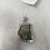 925 WOMEN'S PENDANT blue silver