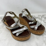 FLY LONDON WOMEN'S SANDALS silver 38