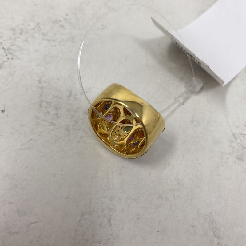 925 WOMEN'S RING gold multi 7