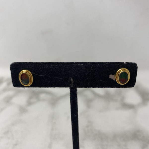 925 WOMEN'S EARRINGS gold green red