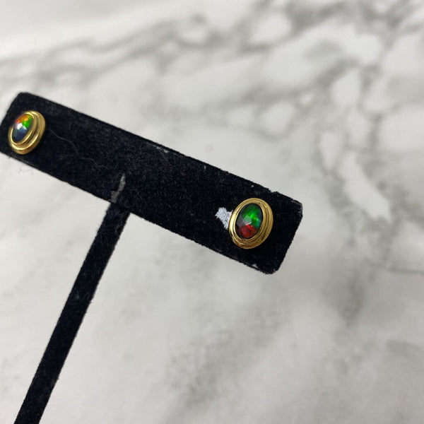 925 WOMEN'S EARRINGS gold green red