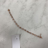 925 WOMEN'S BRACELET pink clear rose gold