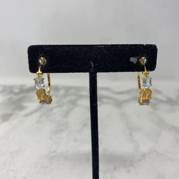 925 WOMEN'S EARRINGS gold multi