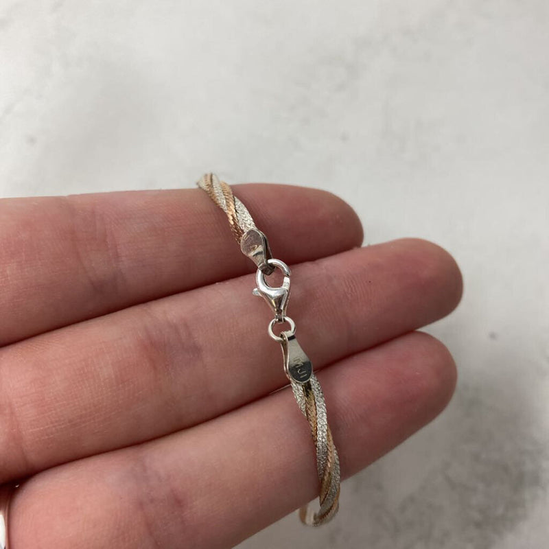925 WOMEN'S BRACELET silver rose