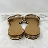 ALDO WOMEN'S SANDALS beige silver 8