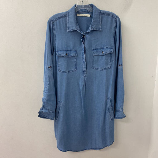 STANDARD GRACE WOMEN'S DRESS denim-blue L
