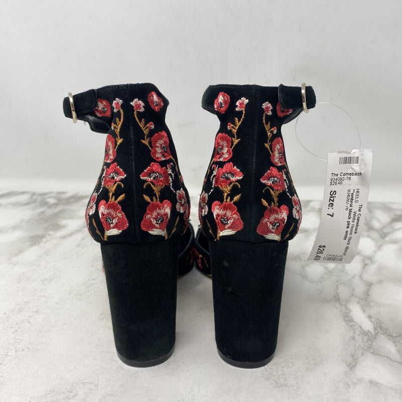 White House Black Market WOMEN'S HEELS black pink white 7