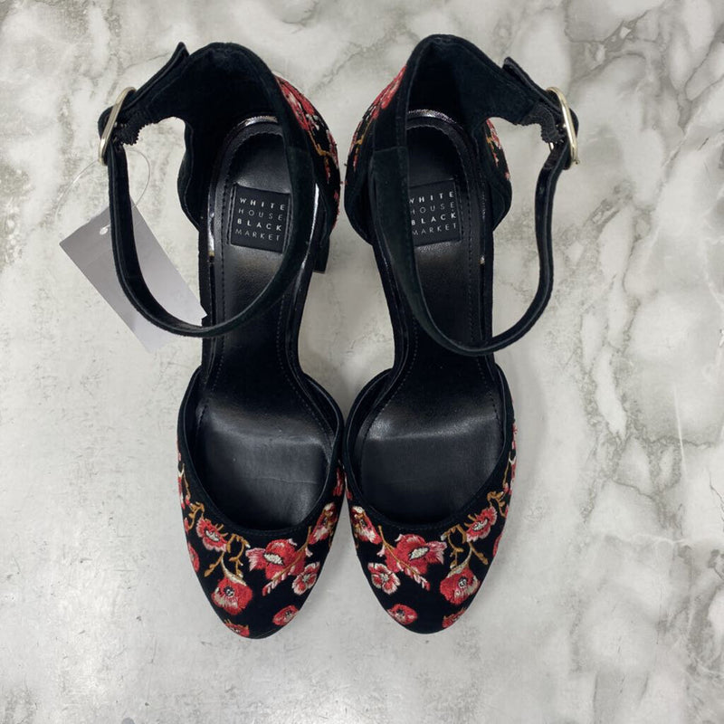 White House Black Market WOMEN'S HEELS black pink white 7