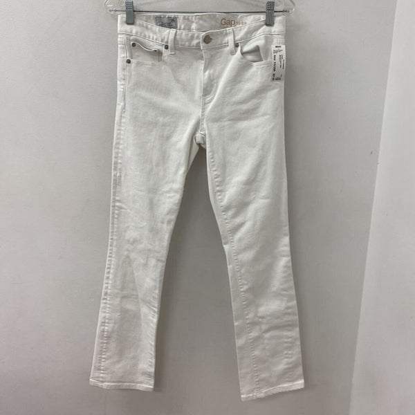GAP WOMEN'S JEANS white XS/26R