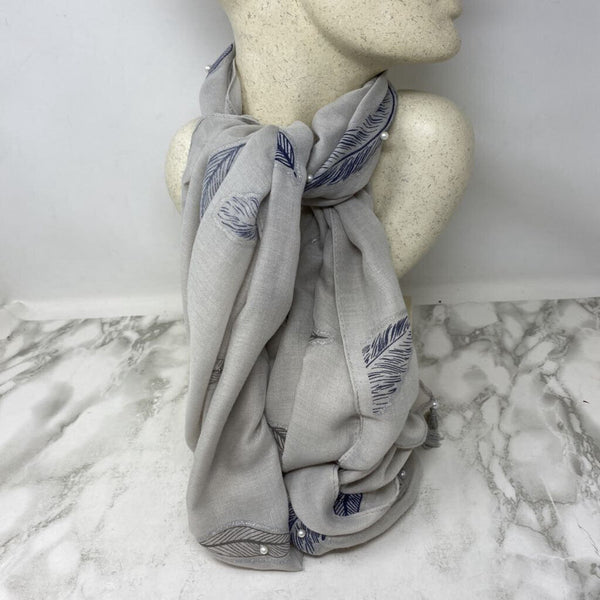 WOMEN'S SCARF/SHAWL grey