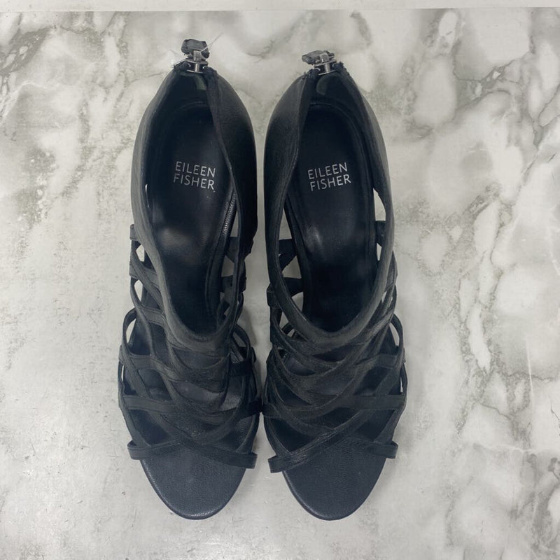 EILEEN FISHER WOMEN'S HEELS black 9.5
