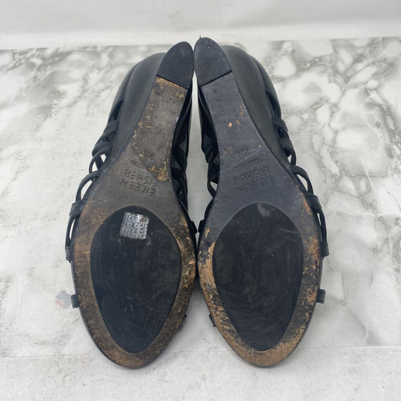 EILEEN FISHER WOMEN'S HEELS black 9.5