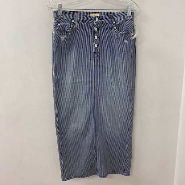 MOTHER WOMEN'S SKIRT blue white mix S/26