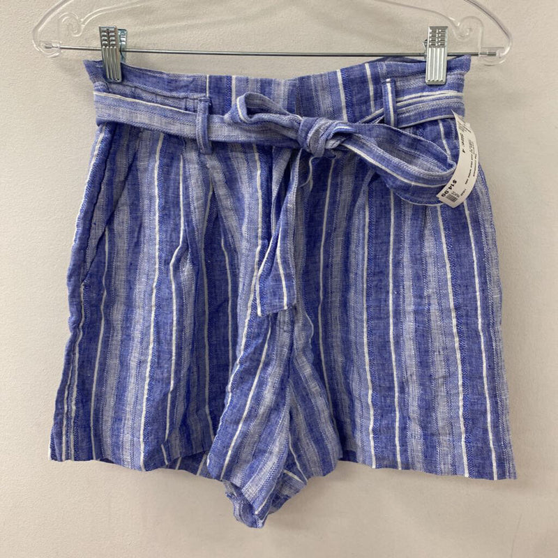 H&M WOMEN'S SHORTS blue white mix 4