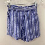 H&M WOMEN'S SHORTS blue white mix 4