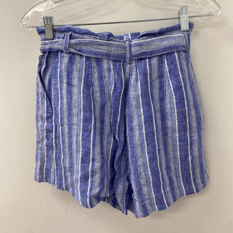 H&M WOMEN'S SHORTS blue white mix 4
