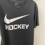 NIKE WOMEN'S ACTIVE TOP black white mix M