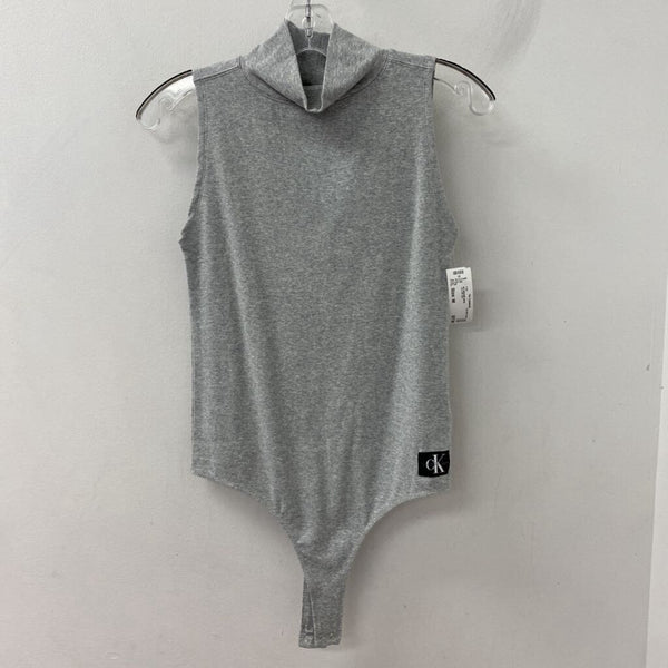 CALVIN KLEIN WOMEN'S TOP grey M