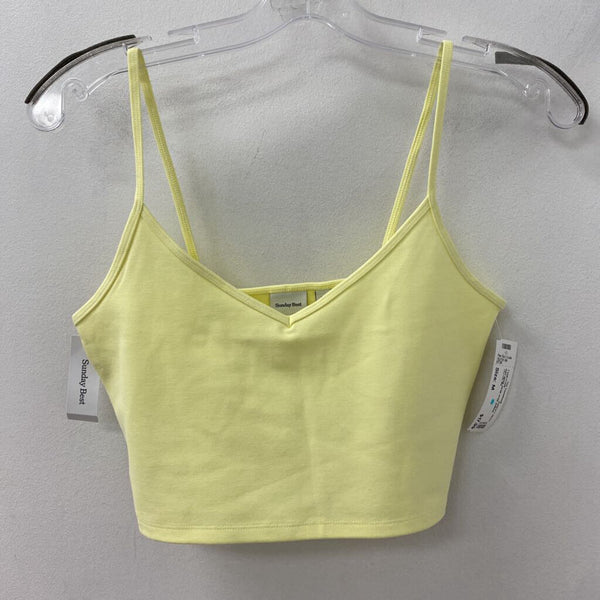 SUNDAY BEST WOMEN'S TANK/CAMI yellow M