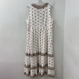 boden WOMEN'S DRESS white pink blue mix 20