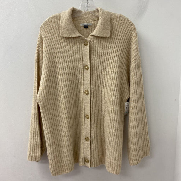 AMERICAN EAGLE WOMEN'S CARDIGAN oatmeal S