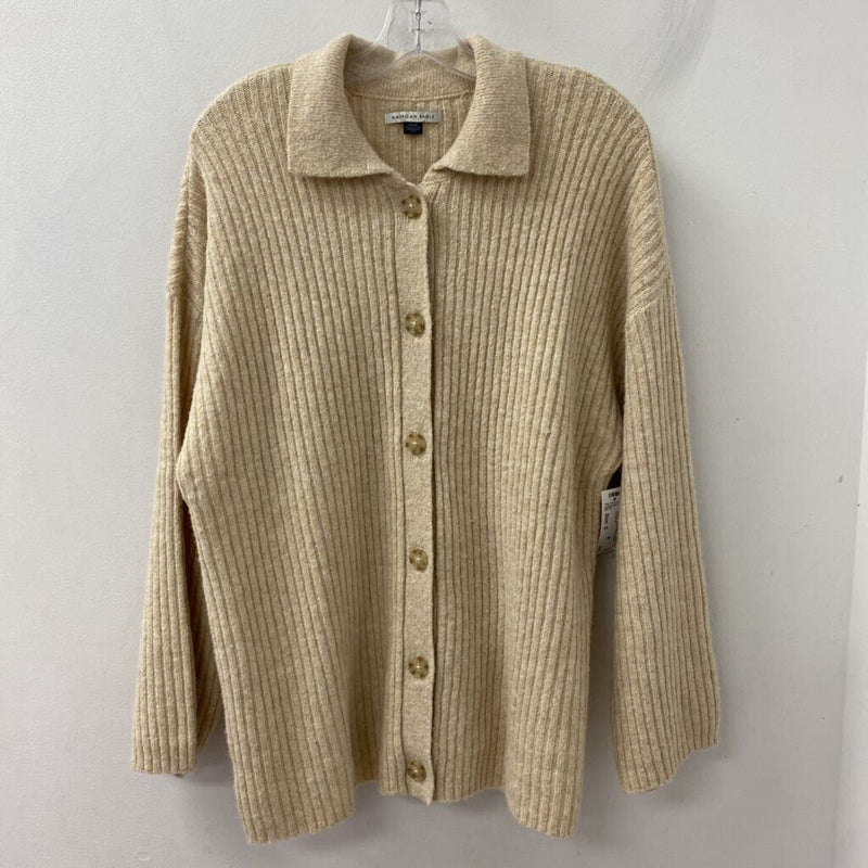 AMERICAN EAGLE WOMEN'S CARDIGAN oatmeal S
