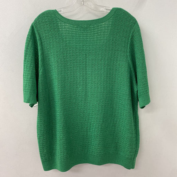CHICOS WOMEN'S SWEATER green 2X