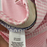 TALBOTS WOMEN'S PANTS pink gingham 2P