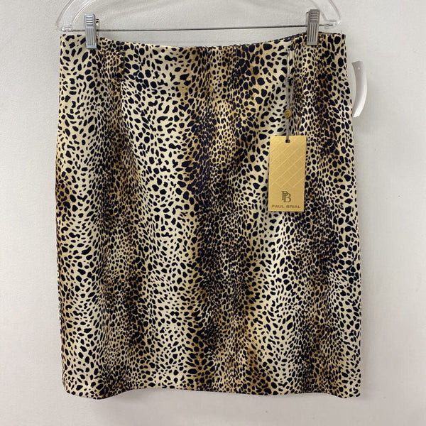 PAUL BRIAL WOMEN'S SKIRT animal print M/L