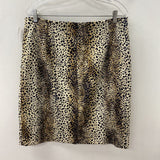 PAUL BRIAL WOMEN'S SKIRT animal print M/L