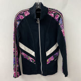 MARC CAIN WOMEN'S SWEATER black white purple mix 5/12