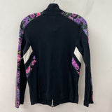 MARC CAIN WOMEN'S SWEATER black white purple mix 5/12