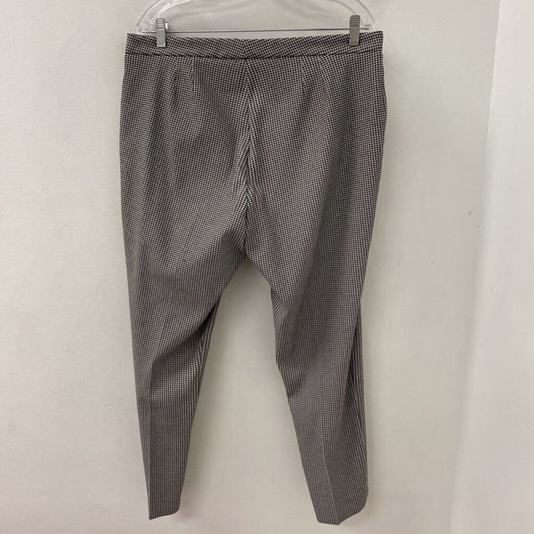 CALVIN KLEIN WOMEN'S PANTS black cream mix 14