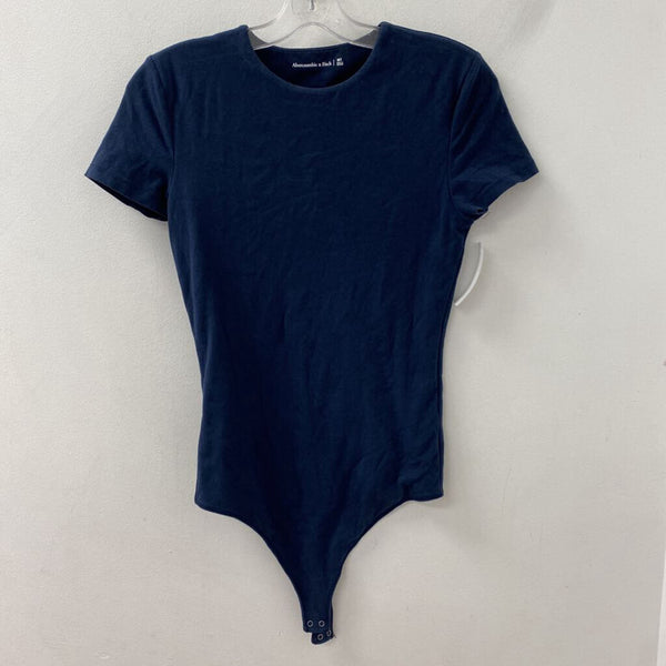 ABERCROMBIE & FITCH WOMEN'S TOP navy MT