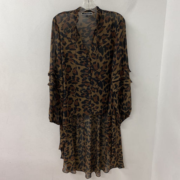 MELANIE LYNE WOMEN'S TOP animal print 10