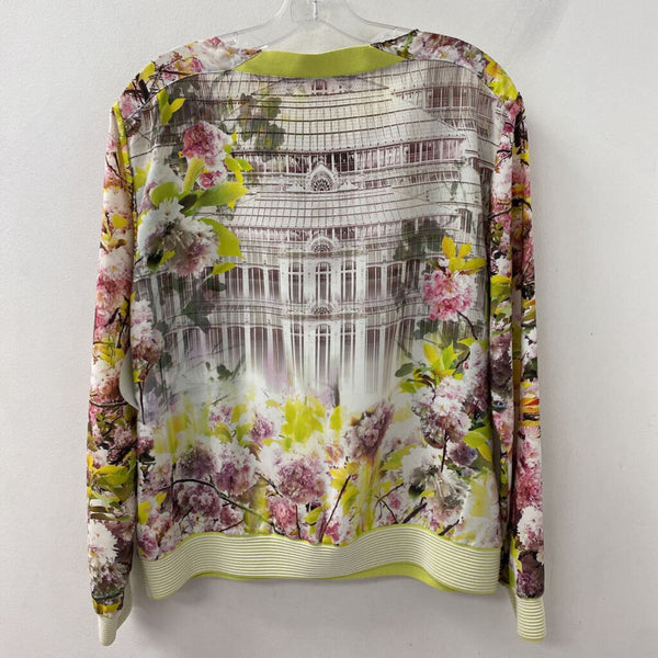 TED BAKER WOMEN'S TOP lime multi 10-12/5