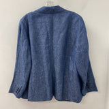 TALBOTS WOMEN'S PLUS TOP blue 20WP