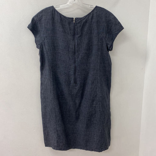EILEEN FISHER WOMEN'S DRESS navy S