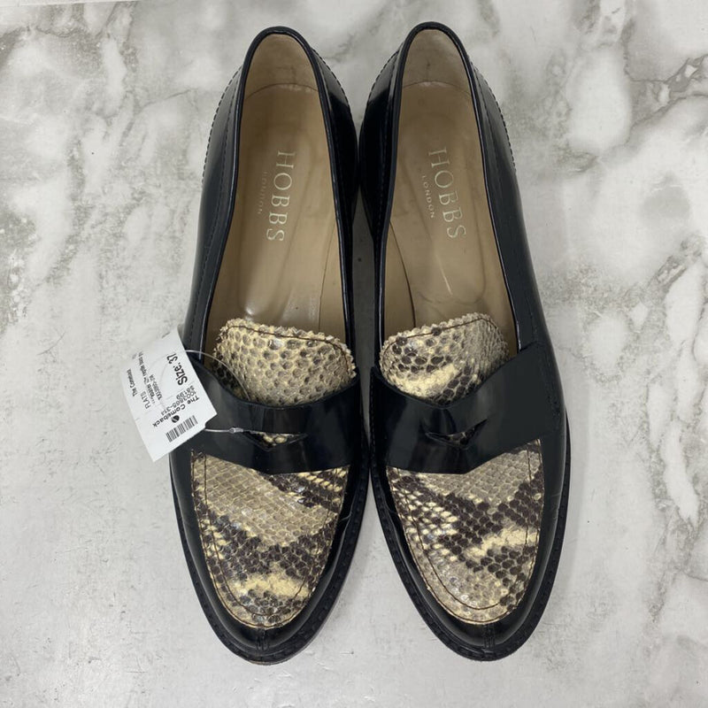 HOBBS WOMEN'S FLATS black grey cream 37