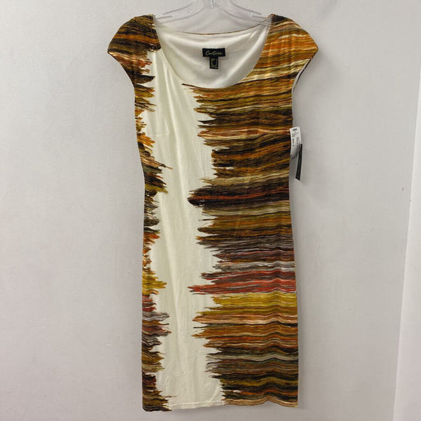 CARTISE WOMEN'S DRESS white brown 6