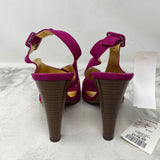 DIANE von FURSTENBERG WOMEN'S HEELS fuschia 8