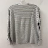 EILEEN FISHER WOMEN'S SWEATER grey white S