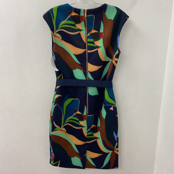 TED BAKER WOMEN'S DRESS navy green brown 8/3