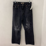 LEVI WOMEN'S JEANS black S/29