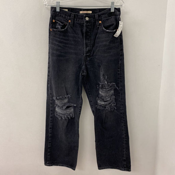 LEVI WOMEN'S JEANS black S/29