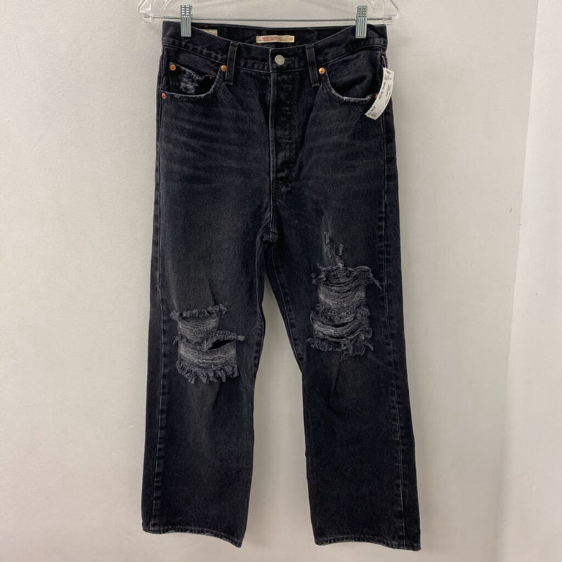 LEVI WOMEN'S JEANS black S/29